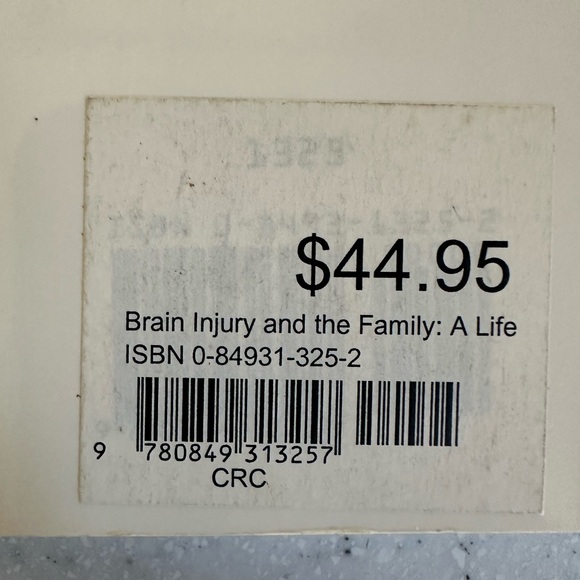 Brain Injury & the Family: A Life & Living Perspective 2nd Ed. Book Orto & Power - Picture 10 of 11